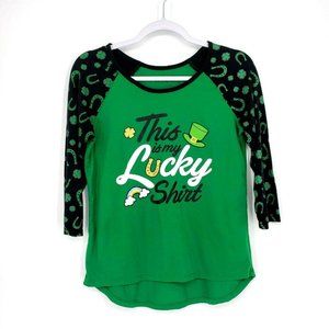 Wound Up Ladies "This is My Lucky Shirt" Raglan